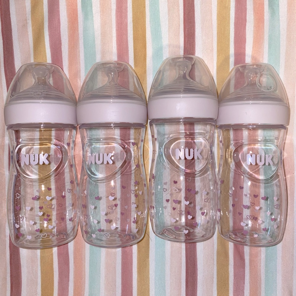 NUK Simply Natural Bottles - Hearts 💕